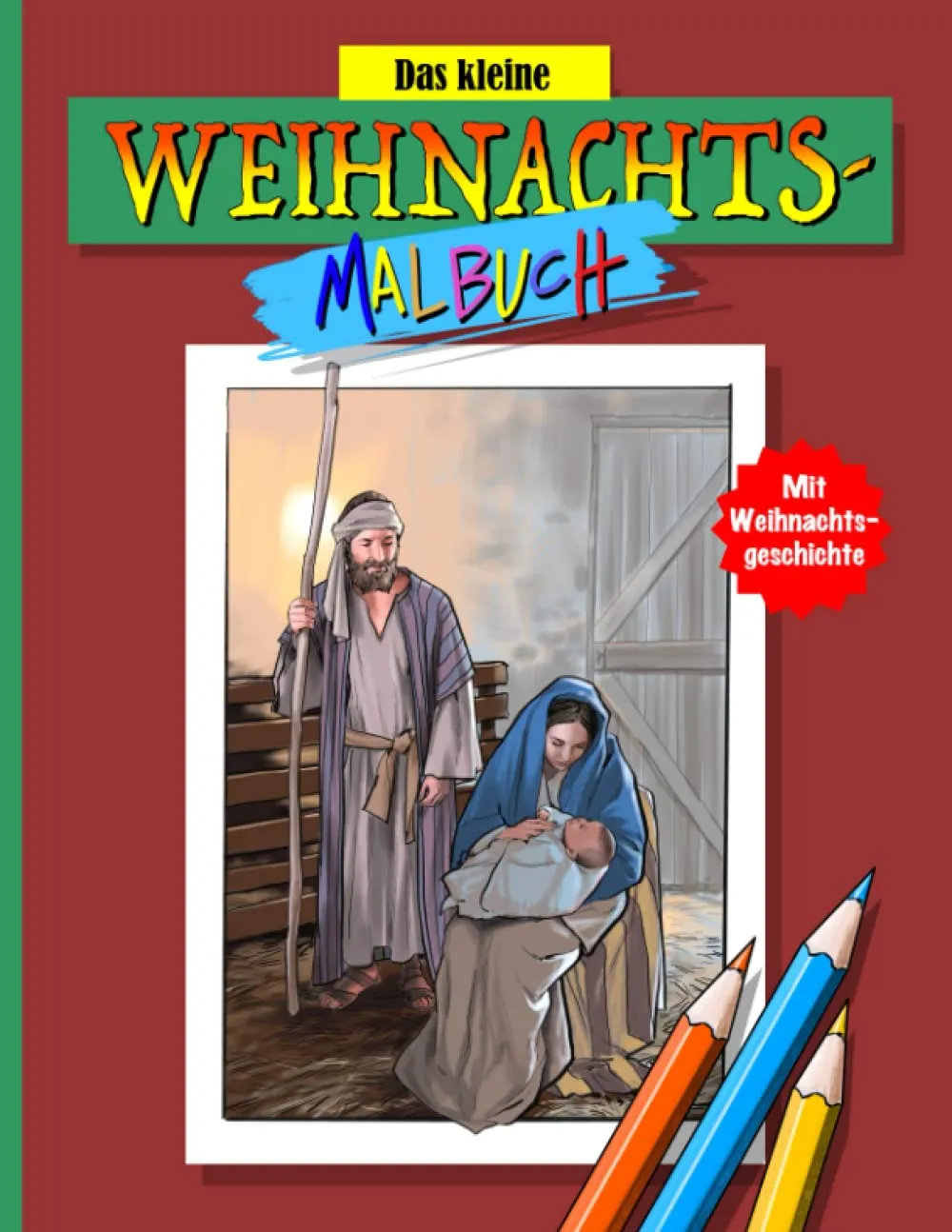 Cover: Das kleine Weihnachts Malbuch